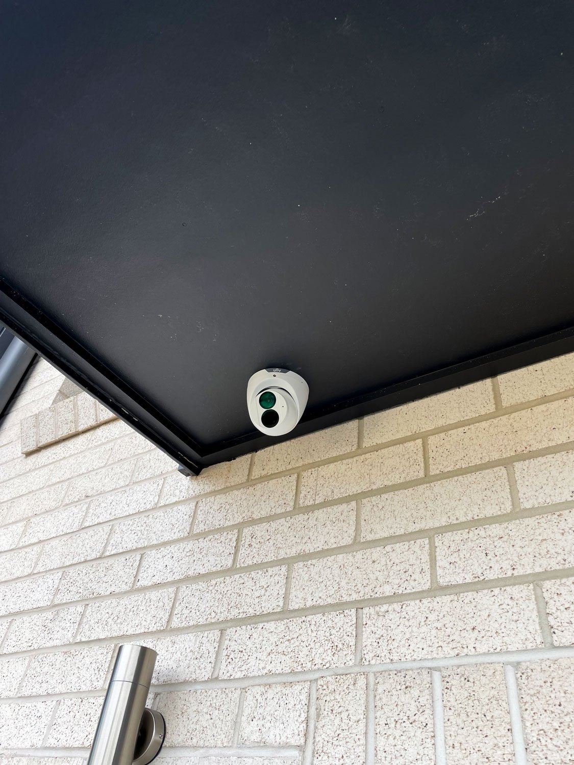 Dome security camera installed by Barrack Electrical